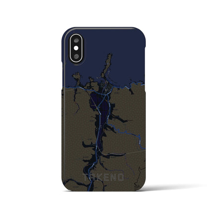 【竹野（兵庫県）】地図柄iPhoneケース（バックカバータイプ）