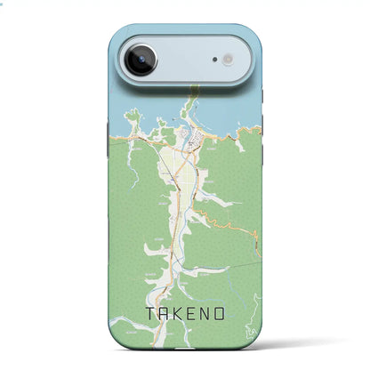 【竹野（兵庫県）】地図柄iPhoneケース（バックカバータイプ）