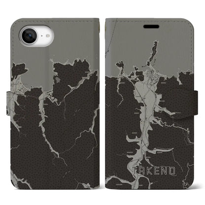 【竹野（兵庫県）】地図柄iPhoneケース（手帳タイプ）