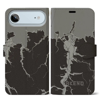 【竹野（兵庫県）】地図柄iPhoneケース（手帳タイプ）