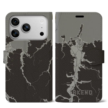 【竹野（兵庫県）】地図柄iPhoneケース（手帳タイプ）