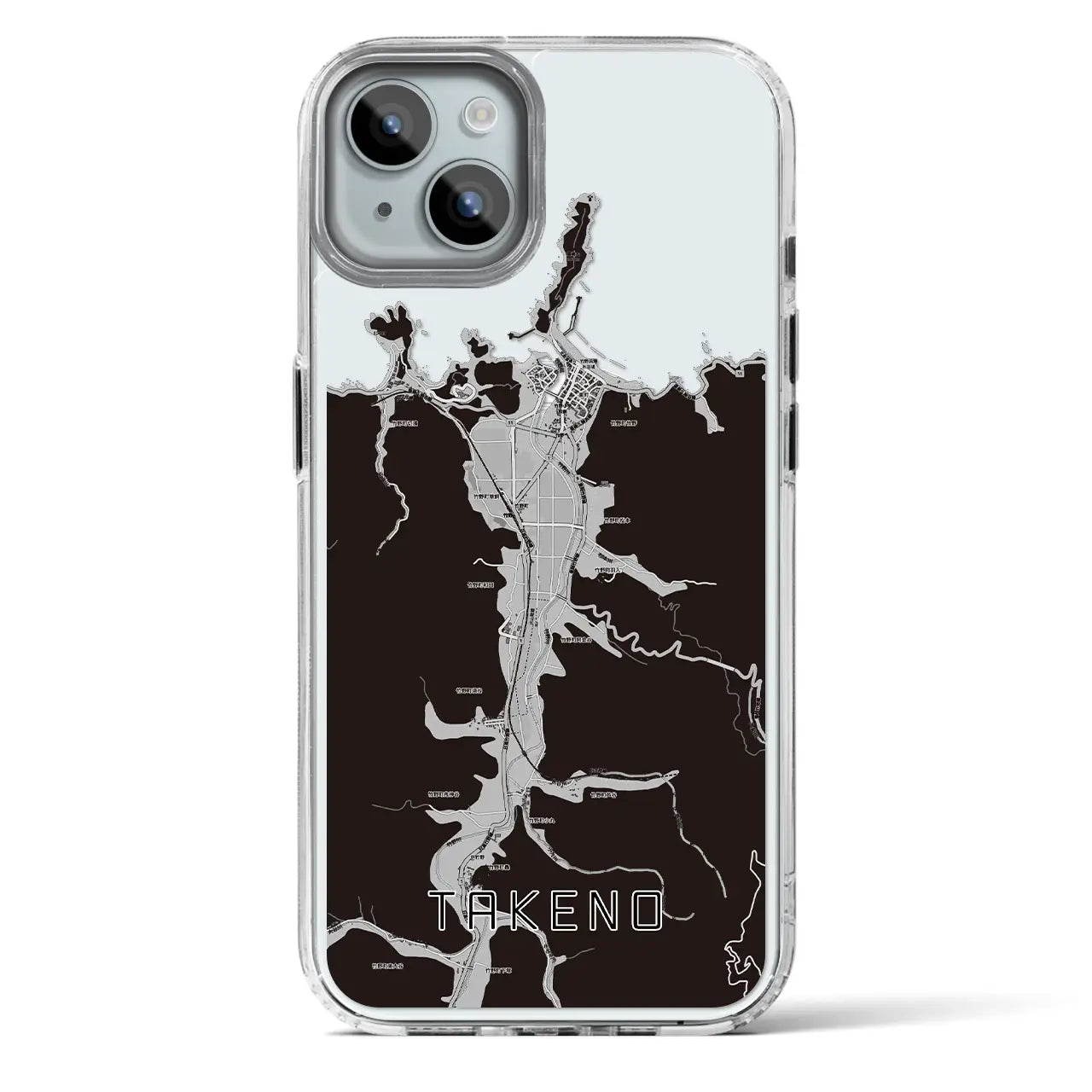 【竹野（兵庫県）】地図柄iPhoneケース（MagSafeタイプ）