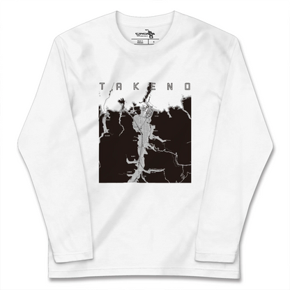 【竹野（兵庫県）】地図柄ロングスリーブTシャツ