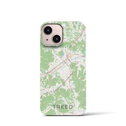 【武雄（佐賀県）】地図柄iPhoneケース（バックカバータイプ）