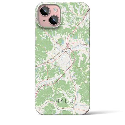 【武雄（佐賀県）】地図柄iPhoneケース（バックカバータイプ）