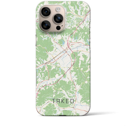 【武雄（佐賀県）】地図柄iPhoneケース（バックカバータイプ）