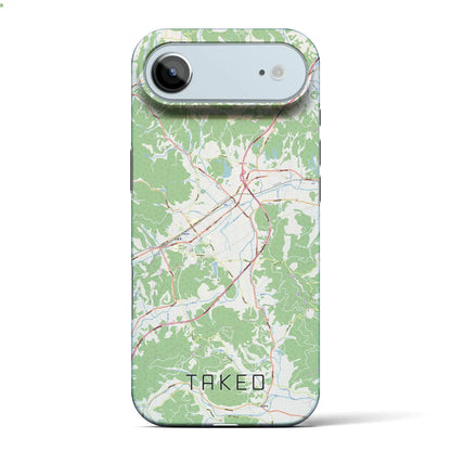 【武雄（佐賀県）】地図柄iPhoneケース（バックカバータイプ）