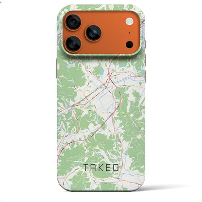 【武雄（佐賀県）】地図柄iPhoneケース（バックカバータイプ）