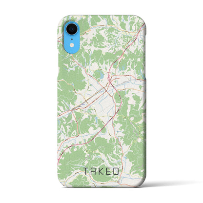 【武雄（佐賀県）】地図柄iPhoneケース（バックカバータイプ）