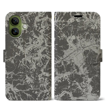 【武雄（佐賀県）】地図柄iPhoneケース（手帳タイプ）