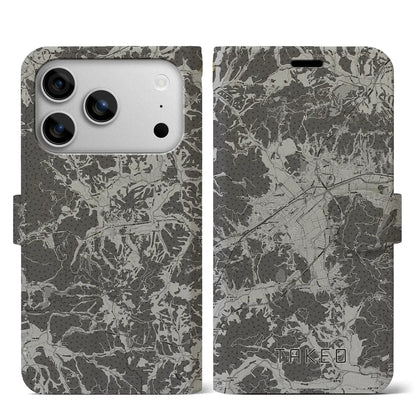 【武雄（佐賀県）】地図柄iPhoneケース（手帳タイプ）