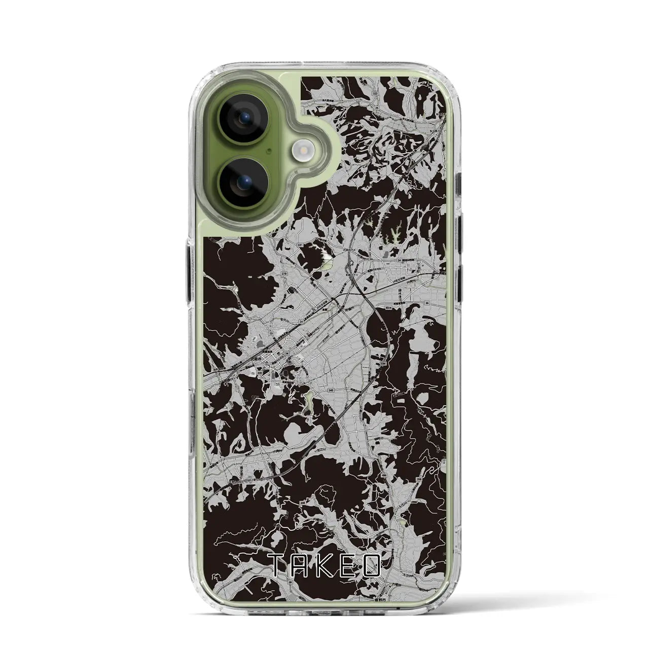 【武雄（佐賀県）】地図柄iPhoneケース（MagSafeタイプ）