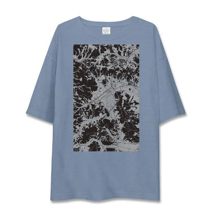 【武雄（佐賀県）】地図柄ビッグシルエットTシャツ