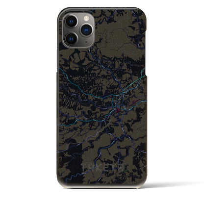 【竹田（大分県）】地図柄iPhoneケース（バックカバータイプ）