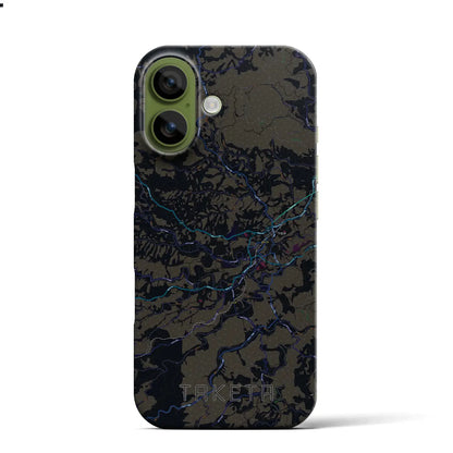 【竹田（大分県）】地図柄iPhoneケース（バックカバータイプ）