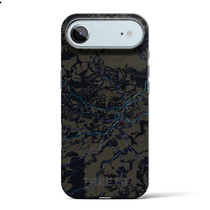 【竹田（大分県）】地図柄iPhoneケース（バックカバータイプ）