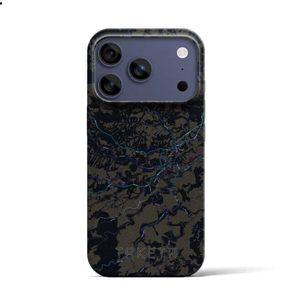 【竹田（大分県）】地図柄iPhoneケース（バックカバータイプ）