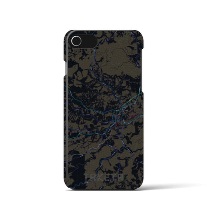 【竹田（大分県）】地図柄iPhoneケース（バックカバータイプ）