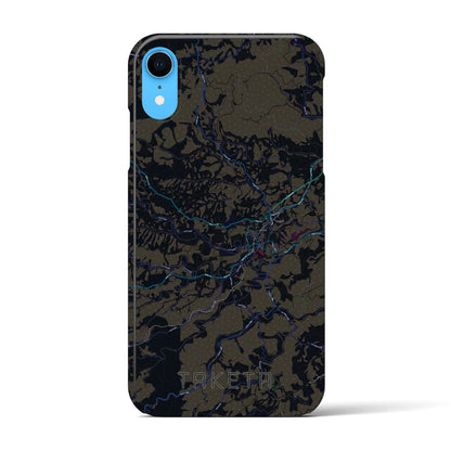 【竹田（大分県）】地図柄iPhoneケース（バックカバータイプ）