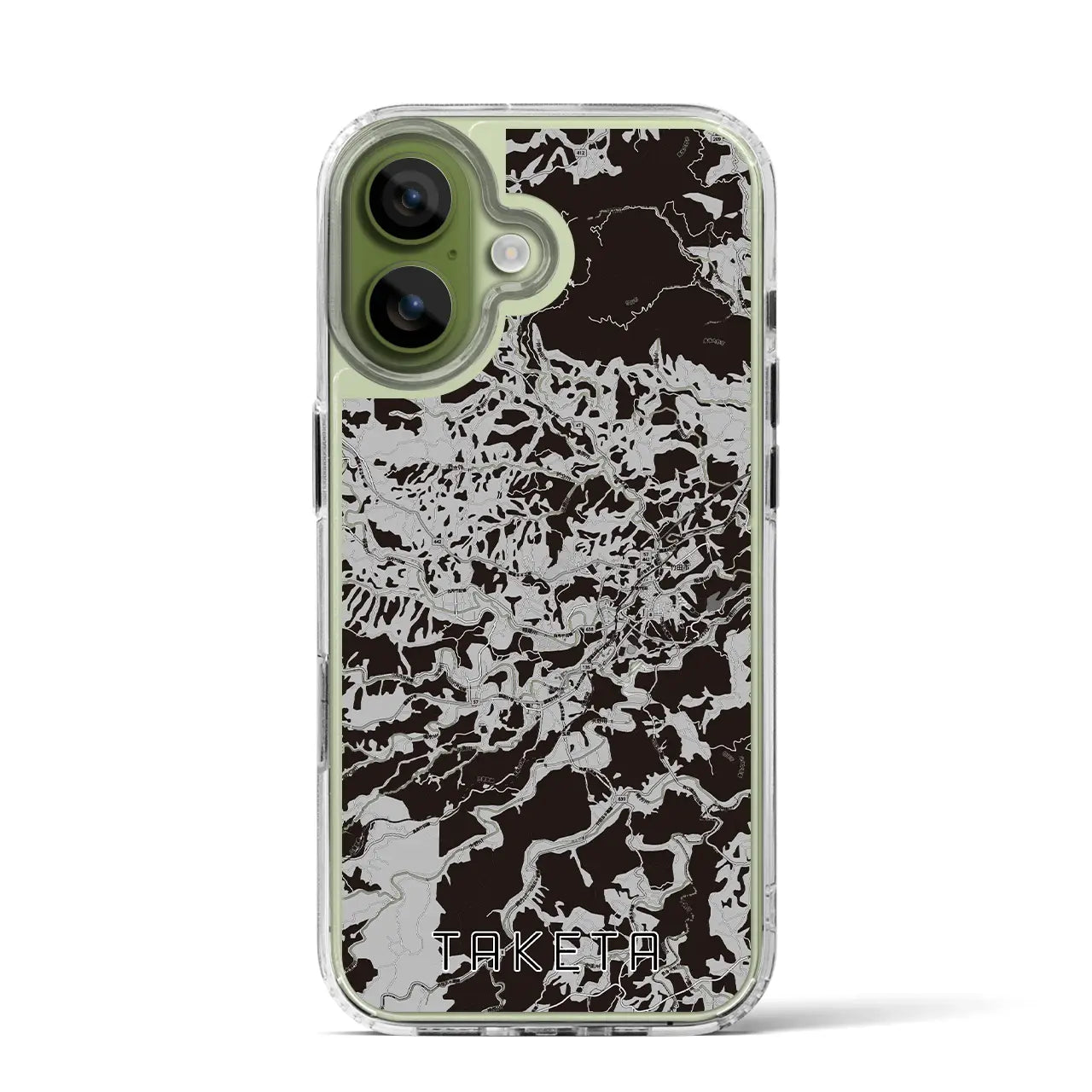 【竹田（大分県）】地図柄iPhoneケース（MagSafeタイプ）