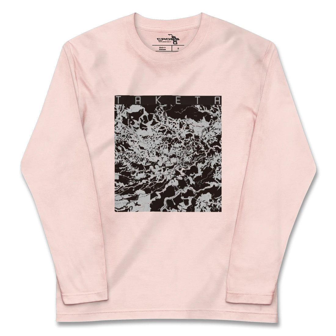 【竹田（大分県）】地図柄ロングスリーブTシャツ