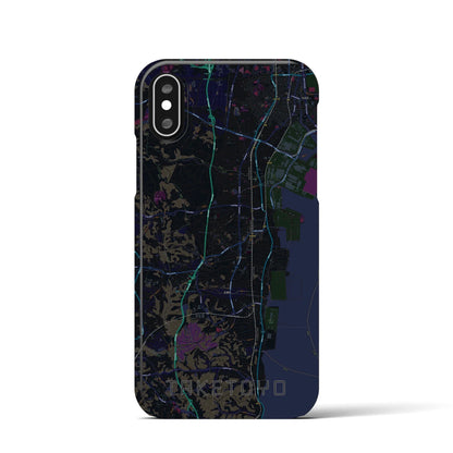 【武豊（愛知県）】地図柄iPhoneケース（バックカバータイプ）