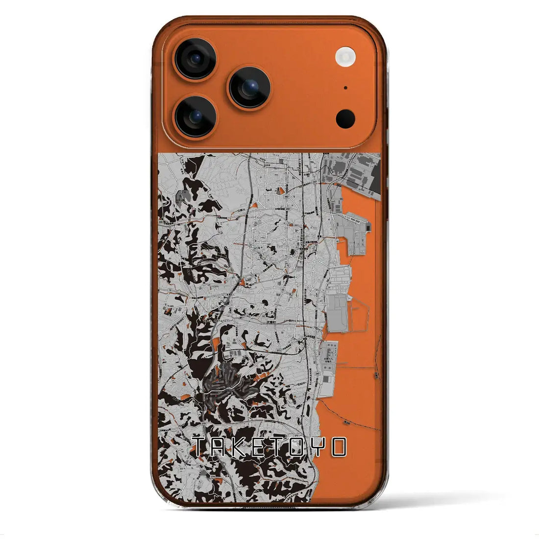 【武豊(愛知県)】地図柄iPhoneケース(クリアタイプ)