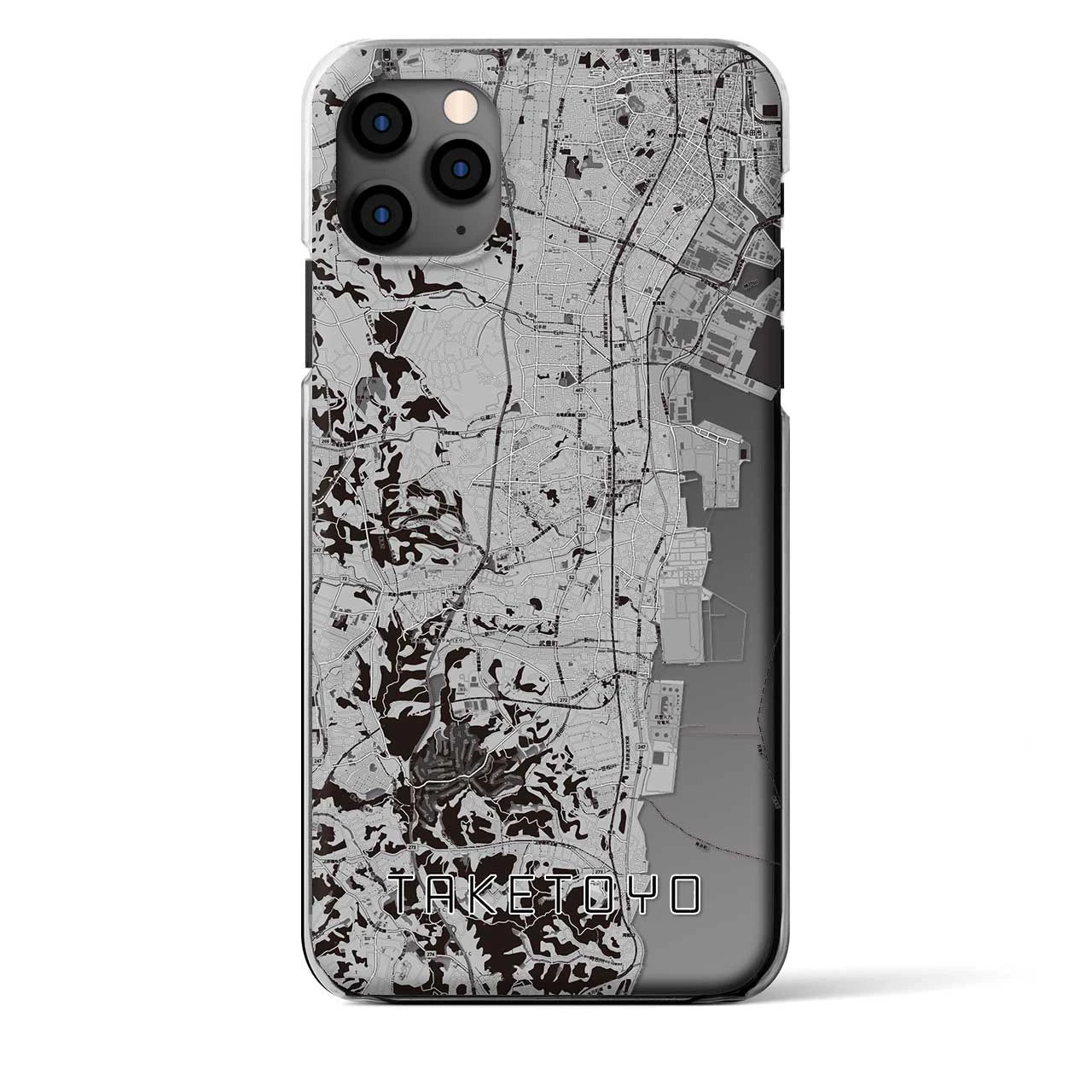 【武豊（愛知県）】地図柄iPhoneケース（クリアタイプ）