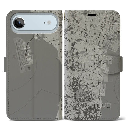 【武豊（愛知県）】地図柄iPhoneケース（手帳タイプ）