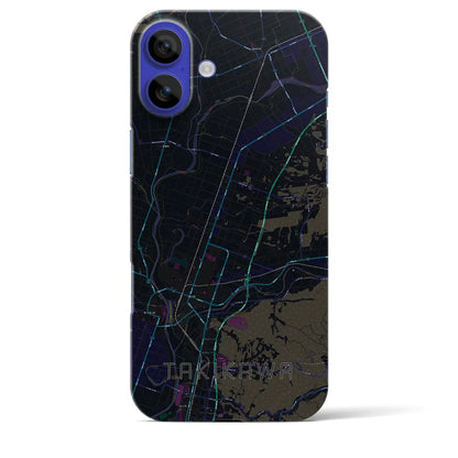 【滝川（北海道）】地図柄iPhoneケース（バックカバータイプ）