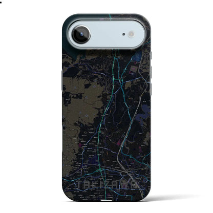 【滝沢（岩手県）】地図柄iPhoneケース（バックカバータイプ）