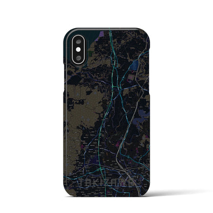 【滝沢（岩手県）】地図柄iPhoneケース（バックカバータイプ）