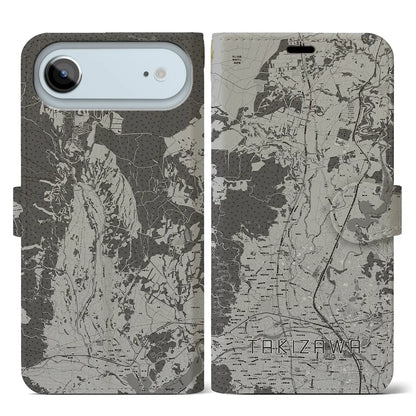 【滝沢（岩手県）】地図柄iPhoneケース（手帳タイプ）