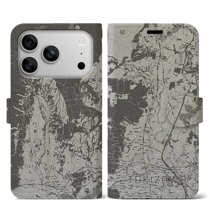 【滝沢（岩手県）】地図柄iPhoneケース（手帳タイプ）