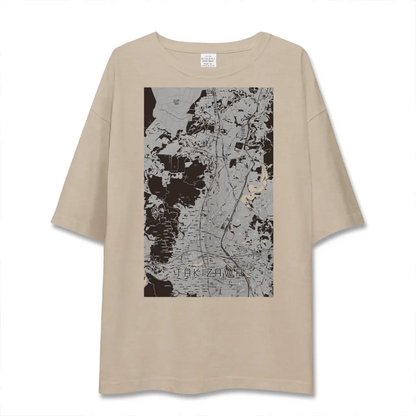 【滝沢（岩手県）】地図柄ビッグシルエットTシャツ