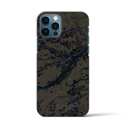 【田子（青森県）】地図柄iPhoneケース（バックカバータイプ）