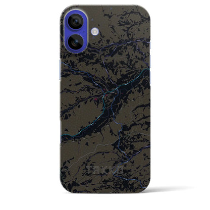 【田子（青森県）】地図柄iPhoneケース（バックカバータイプ）