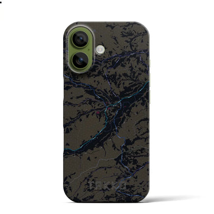 【田子（青森県）】地図柄iPhoneケース（バックカバータイプ）