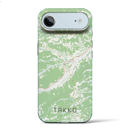 【田子（青森県）】地図柄iPhoneケース（バックカバータイプ）