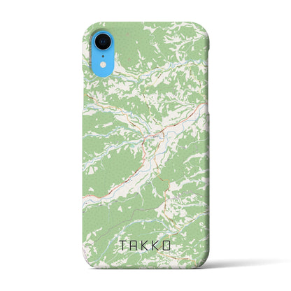 【田子（青森県）】地図柄iPhoneケース（バックカバータイプ）