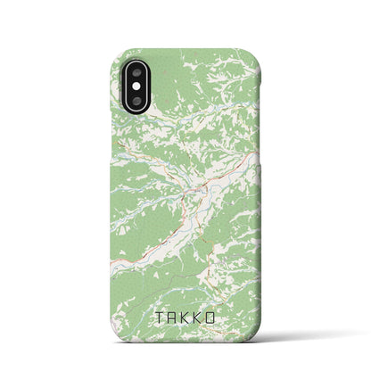 【田子（青森県）】地図柄iPhoneケース（バックカバータイプ）