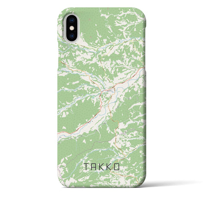 【田子（青森県）】地図柄iPhoneケース（バックカバータイプ）