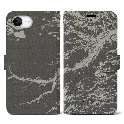 【田子（青森県）】地図柄iPhoneケース（手帳タイプ）