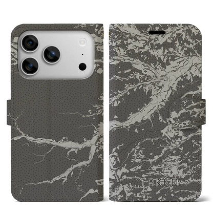 【田子（青森県）】地図柄iPhoneケース（手帳タイプ）