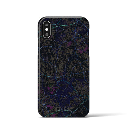 【多古（千葉県）】地図柄iPhoneケース（バックカバータイプ）