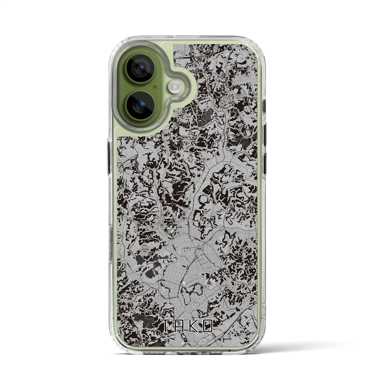 【多古（千葉県）】地図柄iPhoneケース（MagSafeタイプ）