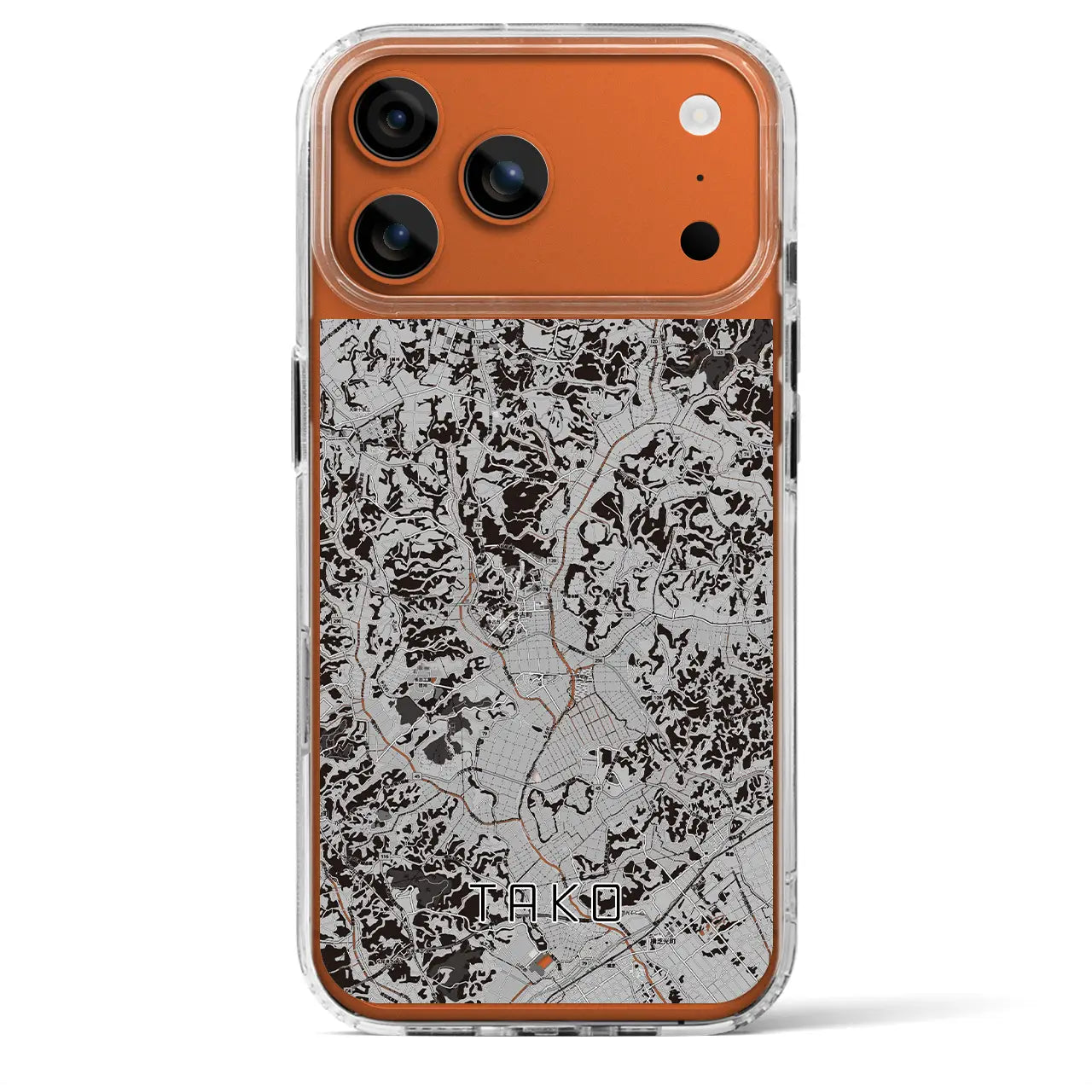 【多古（千葉県）】地図柄iPhoneケース（MagSafeタイプ）