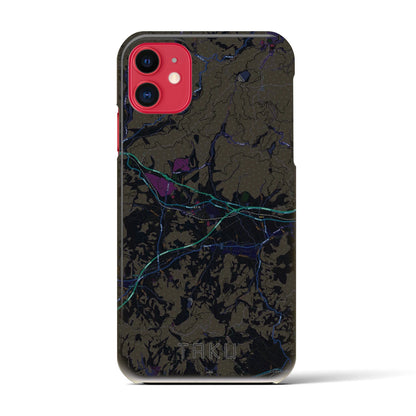 【多久（佐賀県）】地図柄iPhoneケース（バックカバータイプ）