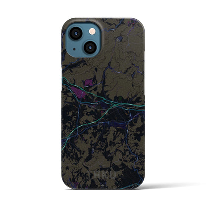 【多久（佐賀県）】地図柄iPhoneケース（バックカバータイプ）