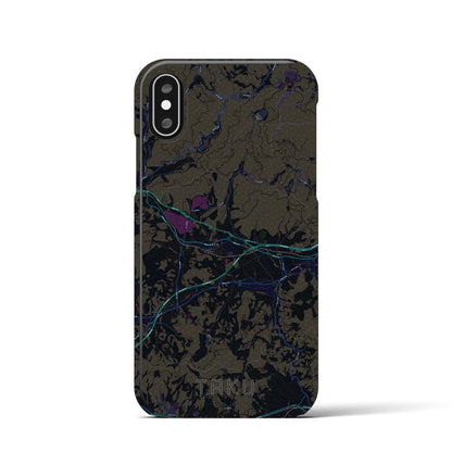 【多久（佐賀県）】地図柄iPhoneケース（バックカバータイプ）